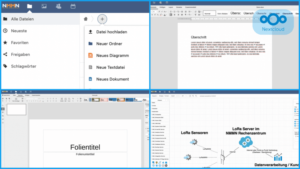 Nextcloud Basiswissen Teil 2 Office Dokumente in einer Nextcloud Umgebung 1920 × 1080 px