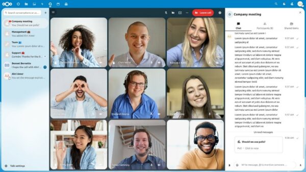 Managed Nextclolud für soziale Einrichtungen mit Nextcloud als Teams-Ersatz